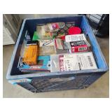 Crate of nails and screws