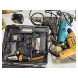 3 drills, shears and blade