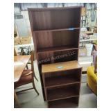 2 book shelves