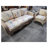 3 piece wicker patio set