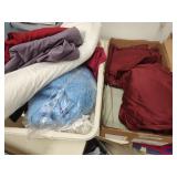 Sheets and other - 2 boxes