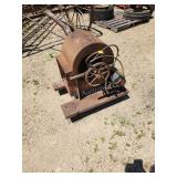 Squirrel cage fan with motor