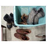 4 pairs of boots