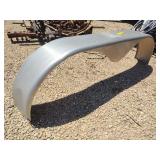 Trailer fender has damage