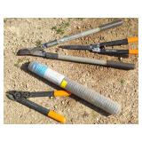 3 trimmers and hardware cloth