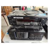 Sony stereo and Pioneer cd player