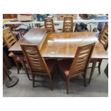Dining table with 6 chairs