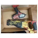 Milwaukee cordless sawzall and impact tools only