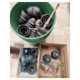 Glass and plastic insulators