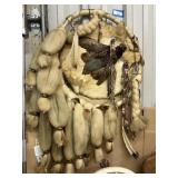 Wall Hanging = Fur, Wol & Feathers