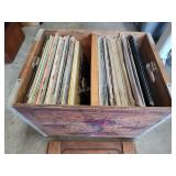 Vinyl records with Miller box