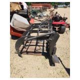 Hydraulic grapple attachment