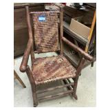 Old Hickory Rocker Vintage - Splits to Reed