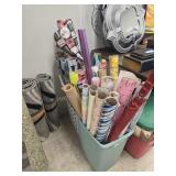 2 tubs of Christmas paper