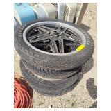 4 motorcycle wheels