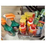 Foam, sealant, bug killer and weed killer