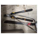 Saw, pruner and machete