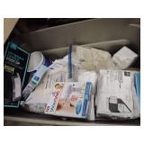 Tote of assorted bandages