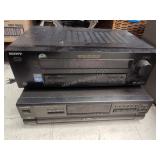 CD player, stereo, misc cables