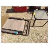 Patio lounge chair and side table