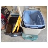 5 totes with lids