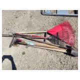 Rakes, scrapers, shovel and claw