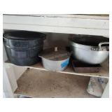 Cooking pots and pans