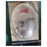 Budweiser lighted sign