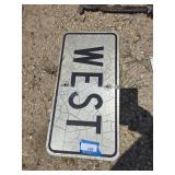 Metal sign