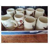 8 mugs