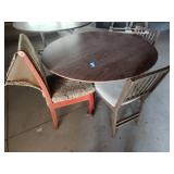 Table and 3 chairs
