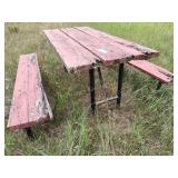 3 picnic tables