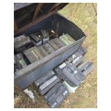 Junk batteries and container