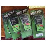 4 waste valves