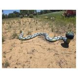 Fiberglass snake. 12ft