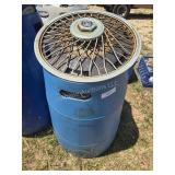 Barrel of hub caps