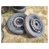 2 spare wheels