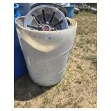 Barrel of hub caps