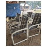 4 pool side chairs