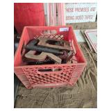 Crate with wood letteres