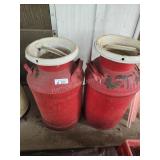 2 milk containers