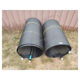 2 solar pool heaters