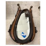 Leather Yoke Mirror