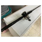South Bend Black Beauty Fishing  Rod, Orbit Reel