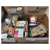 2 boxes assorted household items