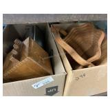 2 Boxes Wooden Wares