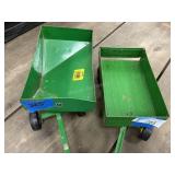 2 Metal ERTL Trailers