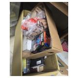 Coin wrappers and 2 boxes books