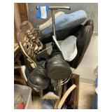 2 Items - Shoe Rack & Belts