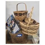 Baskets and other items
